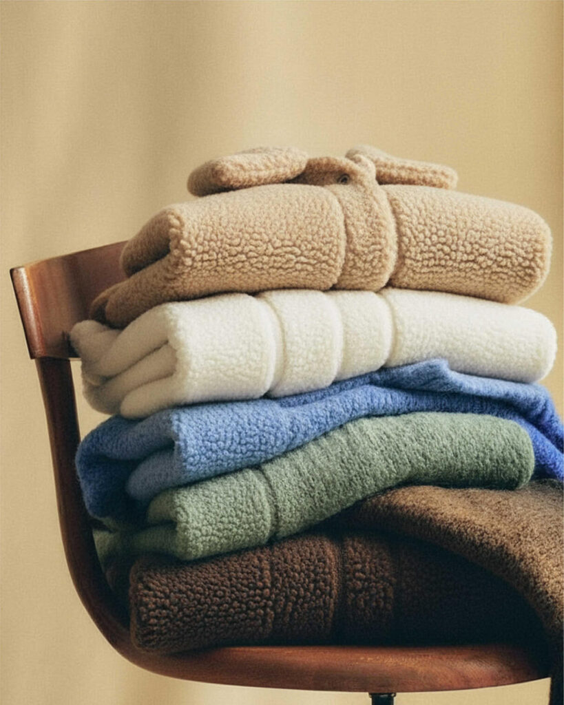 Sherpa-Textilgestaltung